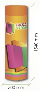 Totem pubblicitari in cartone autoportanti mod. ALFA